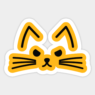 Judging You Kitty Sticker